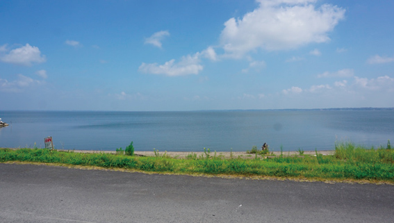 霞ヶ浦湖畔の風景