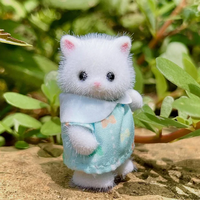 【シルバニアパーク】

サマーフェスタから新しいお洋服で登場中の【ペルシャネコの赤ちゃん】🍀
みんなはもうお迎えできた？
シルバニアパークのクイズラリーに挑戦して、赤ちゃん人形をゲットしよう☀️

 #イバライド #茨城 #シルバニアパーク #茨城シルバニアパーク #シルバニアファミリー