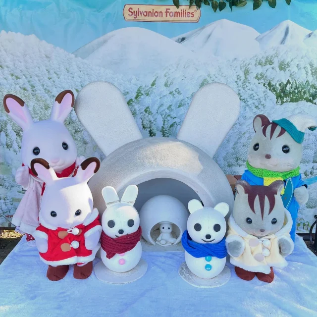 【シルバニアパーク】
⁡
❄️⛄️ウィンターフェスタ開催中⛄️❄️
⁡
フォトスポットも雪景色に✨
寒い冬もシルバニアパークで元気にあそぼう！
⁡
 #イバライド #茨城 #シルバニアパーク #茨城シルバニアパーク #シルバニアファミリー